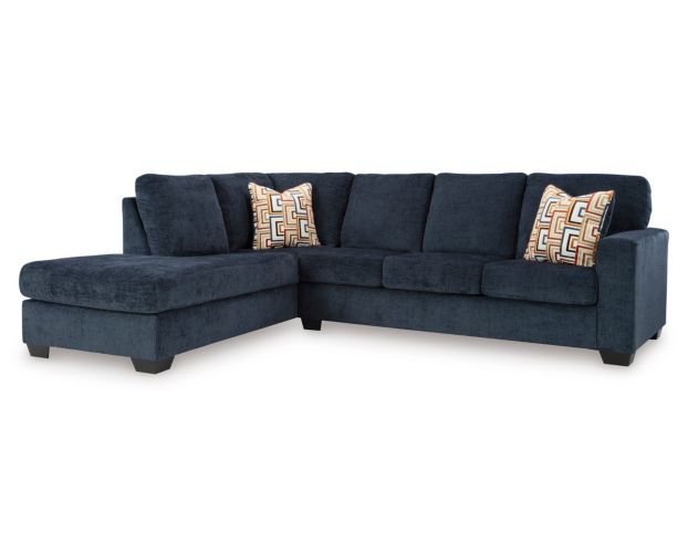 Ashley Aviemore Blue 2 Piece Sectional w/ LAF Chaise large image number 1