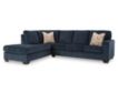 Ashley Aviemore Blue 2 Piece Sectional w/ LAF Chaise small image number 1