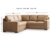 Ashley Bandon Toffee 2 Piece Sectional w/ RAF Corner Sofa small image number 5