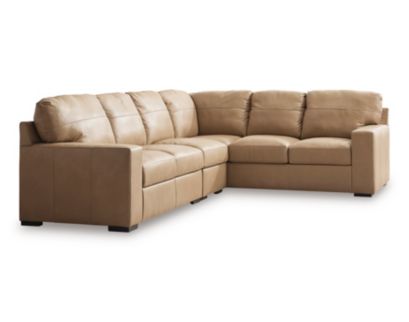 Ashley Bandon Toffee 3-Piece Sectional with Right Corner Sofa