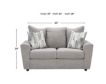 Ashley Stairatt Anchor Gray Loveseat small image number 8