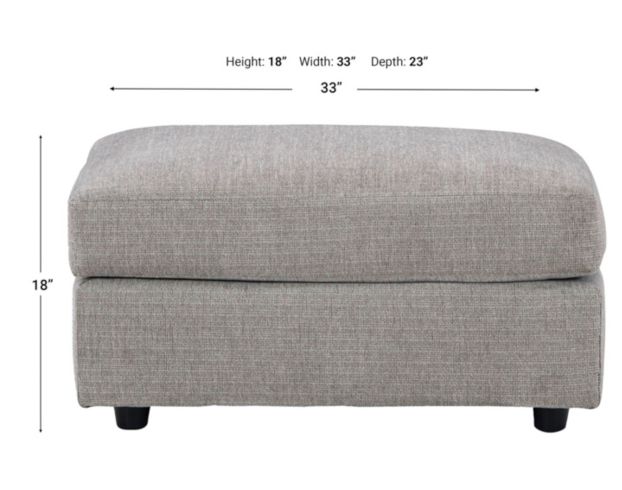 Ashley Stairatt Anchor Gray Ottoman large image number 6