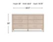 Ashley Cadmori Natural Dresser small image number 11