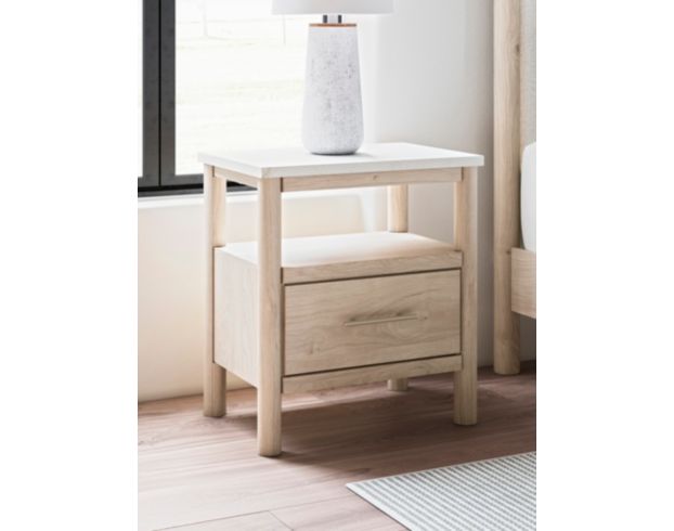 Ashley Furniture Industries In Cadmori Natural Nightstand large image number 9