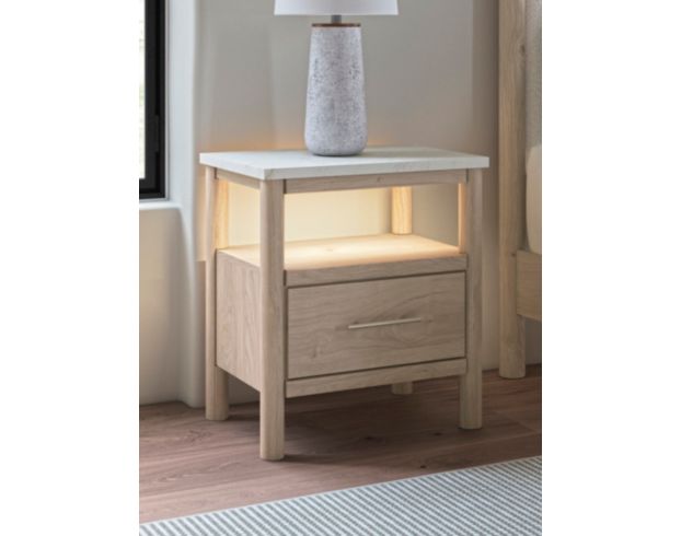 Ashley Furniture Industries In Cadmori Natural Nightstand large image number 10