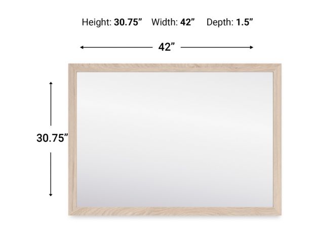 Ashley Furniture Industries In Cadmori Natural Dresser Mirror large image number 4