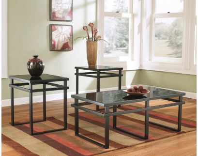 Ashley Laney Coffee Table & 2 End Tables