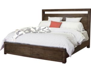 Aspen Modern Loft Brown Queen Bed