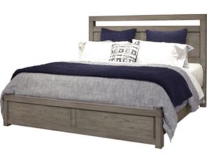 Aspen Modern Loft Gray Queen Bed
