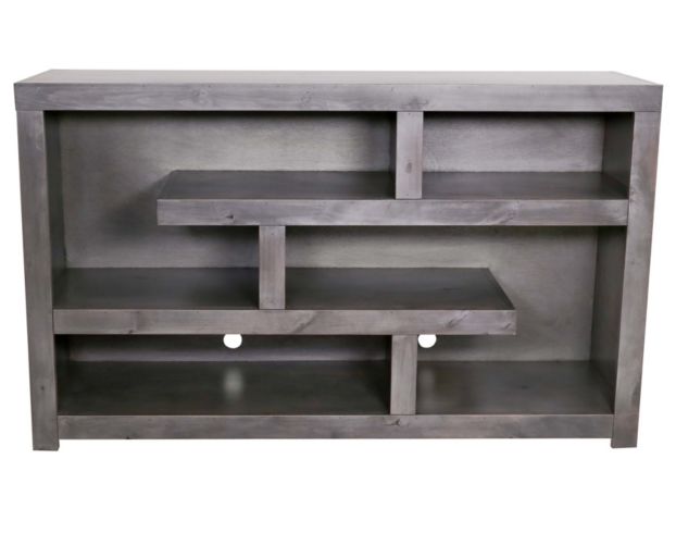 Aspen Contemporary Alder Grey 60-Inch Open Console large image number 1