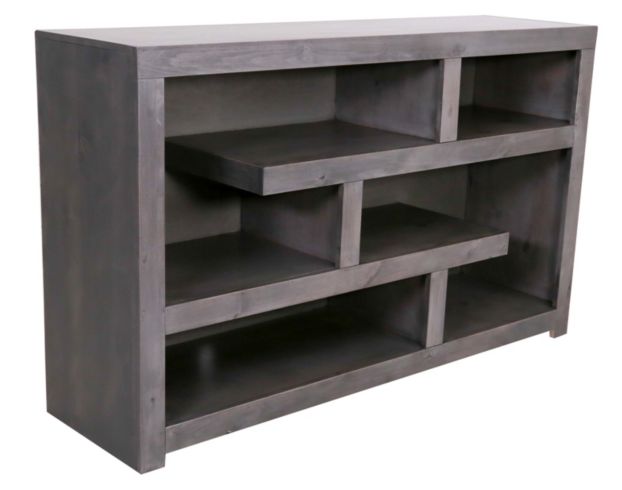 Aspen Contemporary Alder Grey 60-Inch Open Console large image number 2