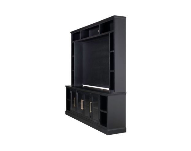 Aspen Byron 98" Black Console and Hutch large image number 2