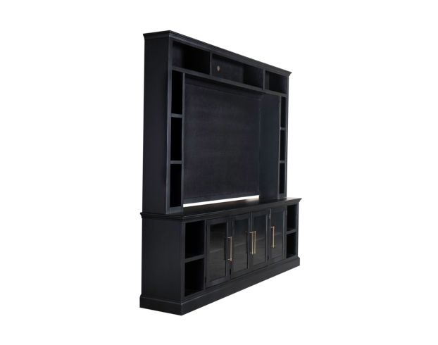 Aspen Byron 98" Black Console and Hutch large image number 3