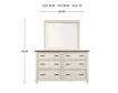 Aspen Caraway Dresser with Mirror small image number 8