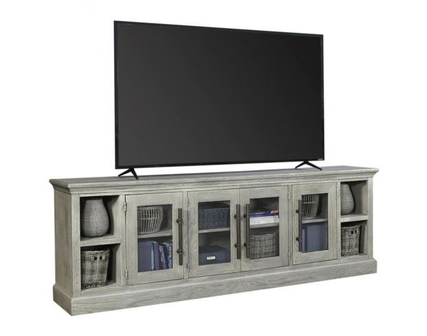 Aspen Manchester Heather Grey 97-Inch TV Console large image number 2