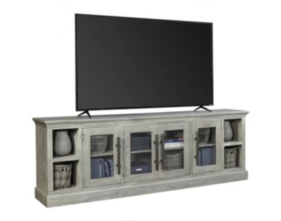 Aspen Manchester Heather Grey 97-Inch TV Console