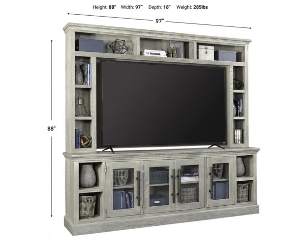 Aspen Manchester 97-Inch TV Console with Hutch large image number 3