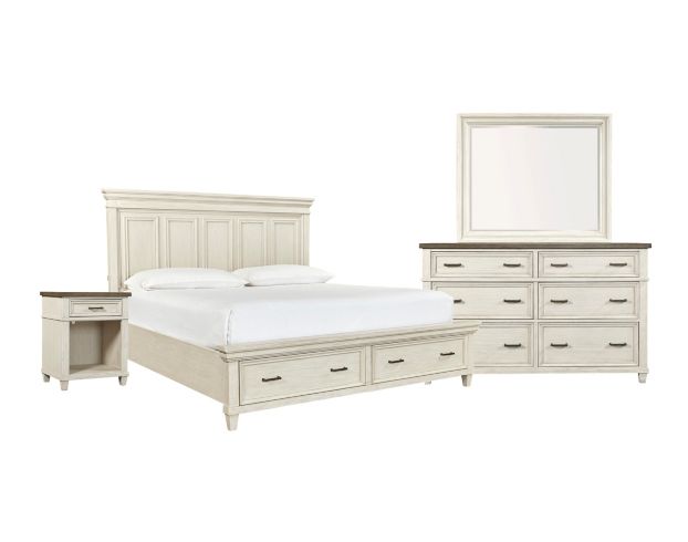 Aspen Caraway 4-Piece Queen Bedroom Set large image number 1