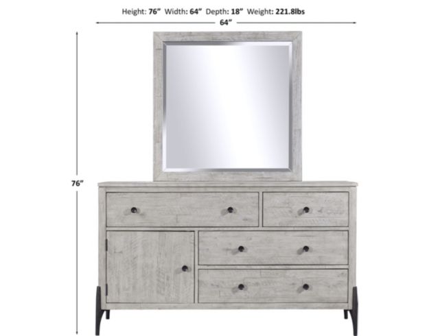 Aspen Zane Dresser with Mirror large image number 3