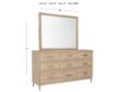 Aspen Maddox Dresser with Mirror small image number 4