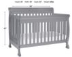 Million Dollar Baby DaVinci Kalani Gray 4-in-1 Convertible Crib small image number 6