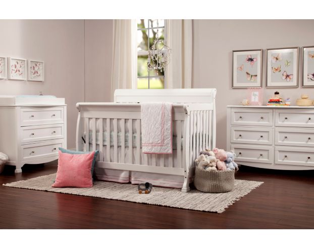 Million Dollar Baby DaVinci Kalani White 4-in-1 Convertible Crib large image number 2