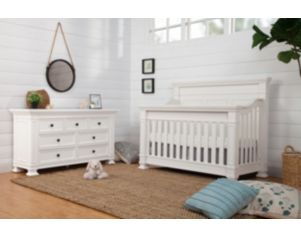Million Dollar Baby Tillen White Convertible Crib