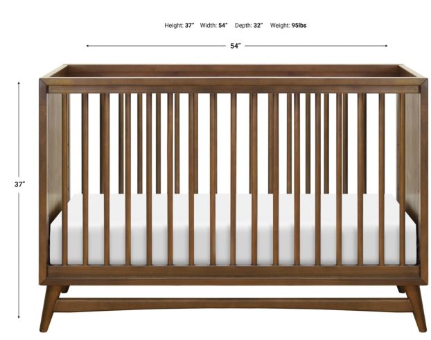 Walnut store color crib