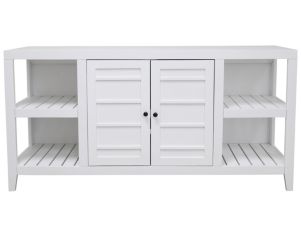 Cal Baja Bungalow White Entertainment Console