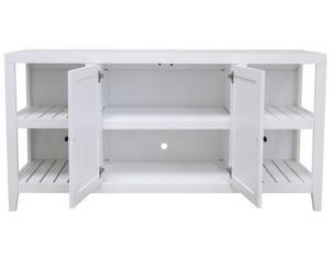 Cal Baja Bungalow White Entertainment Console