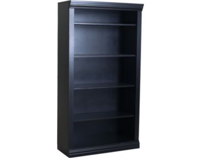 California Baja DZ 60" Black Bookcase