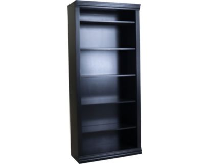 California Baja DZ 72" Black Bookcase