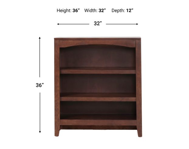 California Baja DZ 36-Inch Oak Bookcase large image number 8