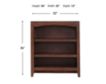 California Baja DZ 36-Inch Oak Bookcase small image number 8