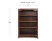 California Baja DZ 48-Inch Oak Bookcase small image number 8