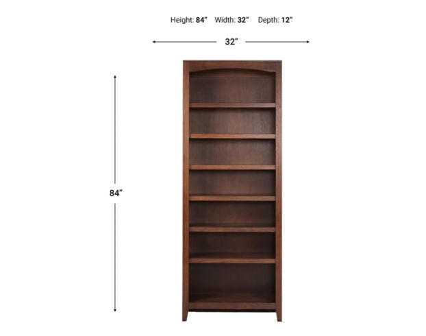 California Baja DZ 84-Inch Oak Bookcase large image number 8