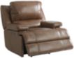 Bassett Furniture Parsons Umber Leather Power Headrest Recliner small image number 2
