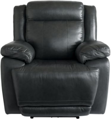 Bassett Furniture Evo Graphite Leather, Bassett Furniture Leather Recliners