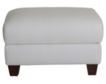 Bassett Furniture Leland Leather Ottoman small image number 1