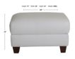 Bassett Furniture Leland Leather Ottoman small image number 4
