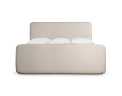 Bernhardt Antibes Cream Upholstered Queen Bed