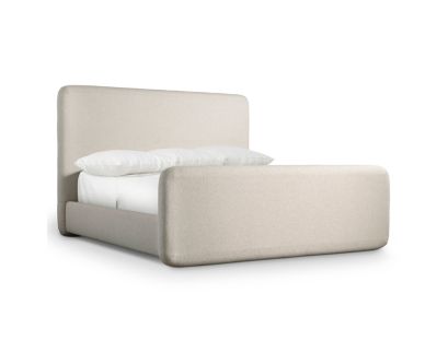 Bernhardt Antibes Cream Upholstered Queen Bed