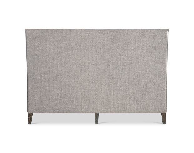 Bernhardt Menton Gray Upholstered Panel Queen Bed large image number 4