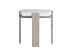 Bernhardt Gooding Flint Gray Square End Table