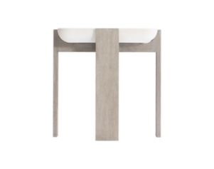 Bernhardt Gooding Flint Gray Square End Table