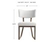 Bernhardt Casa Paros White Upholstered Dining Chair small image number 5