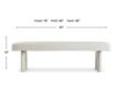 Bernhardt Casegoods Antibes Cream Bench small image number 7