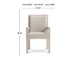 Bernhardt Prado Beige Dining Arm Chair small image number 8