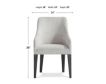 Bernhardt Prado Oatmeal Brown Dining Chair small image number 7