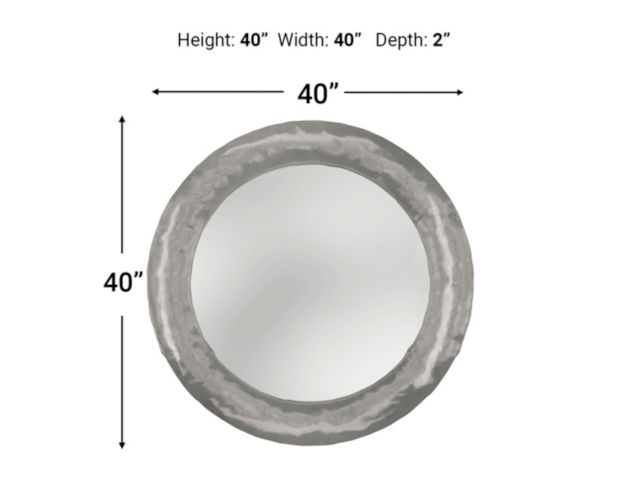 Bernhardt Casegoods Prado Round Dresser Mirror large image number 3